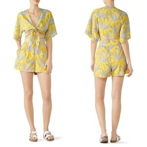 Hutch Yellow Leaf Crop Top